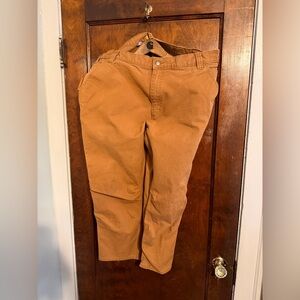 Carhartt Men's Brown straight fit pants.